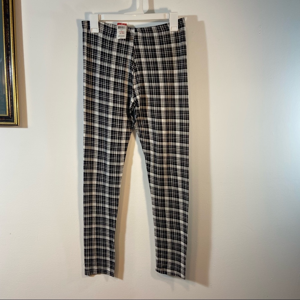 ✨ Vintage Joe Boxer Plaid Leggings – NWT Size M ✨ - Picture 3 of 9